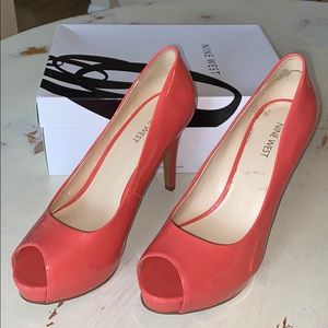 Nine West Coral Open Toed Heels